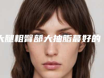 大腿粗臀部大抽脂蕞好的医生长治市-长治市周存才整形医生